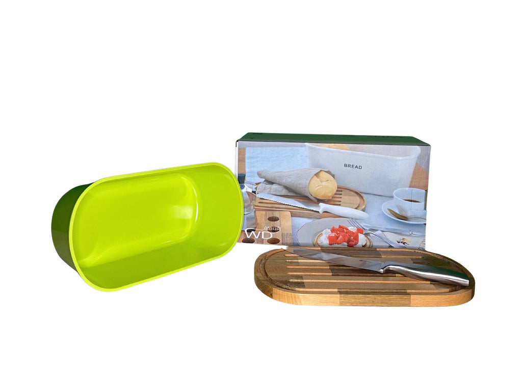 Brotbox mit integriertem Schneidbrett