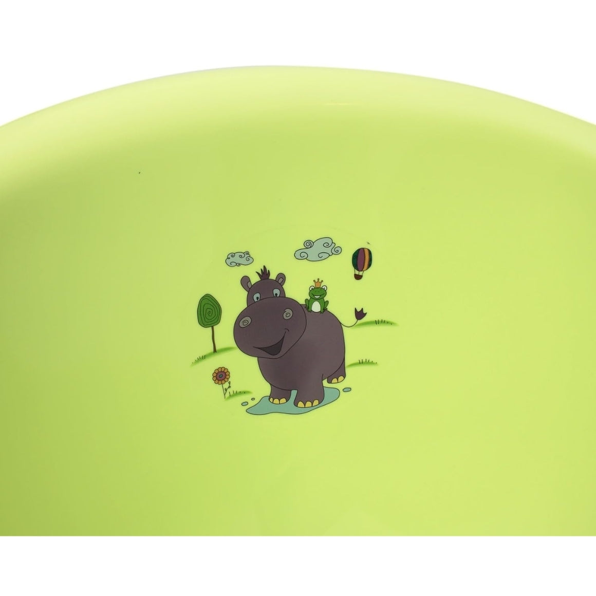 Babybadewanne Nilpferd grün 84 cm