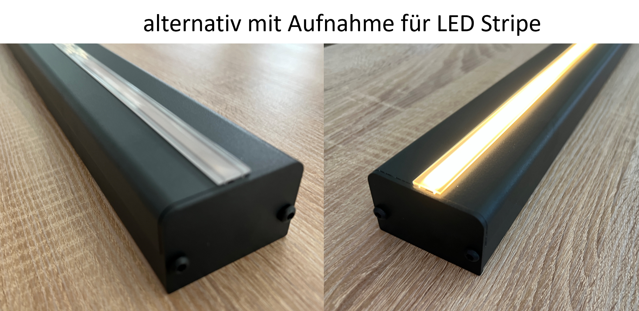 Universal Kabelkanal Aluminium Länge 1000 mm