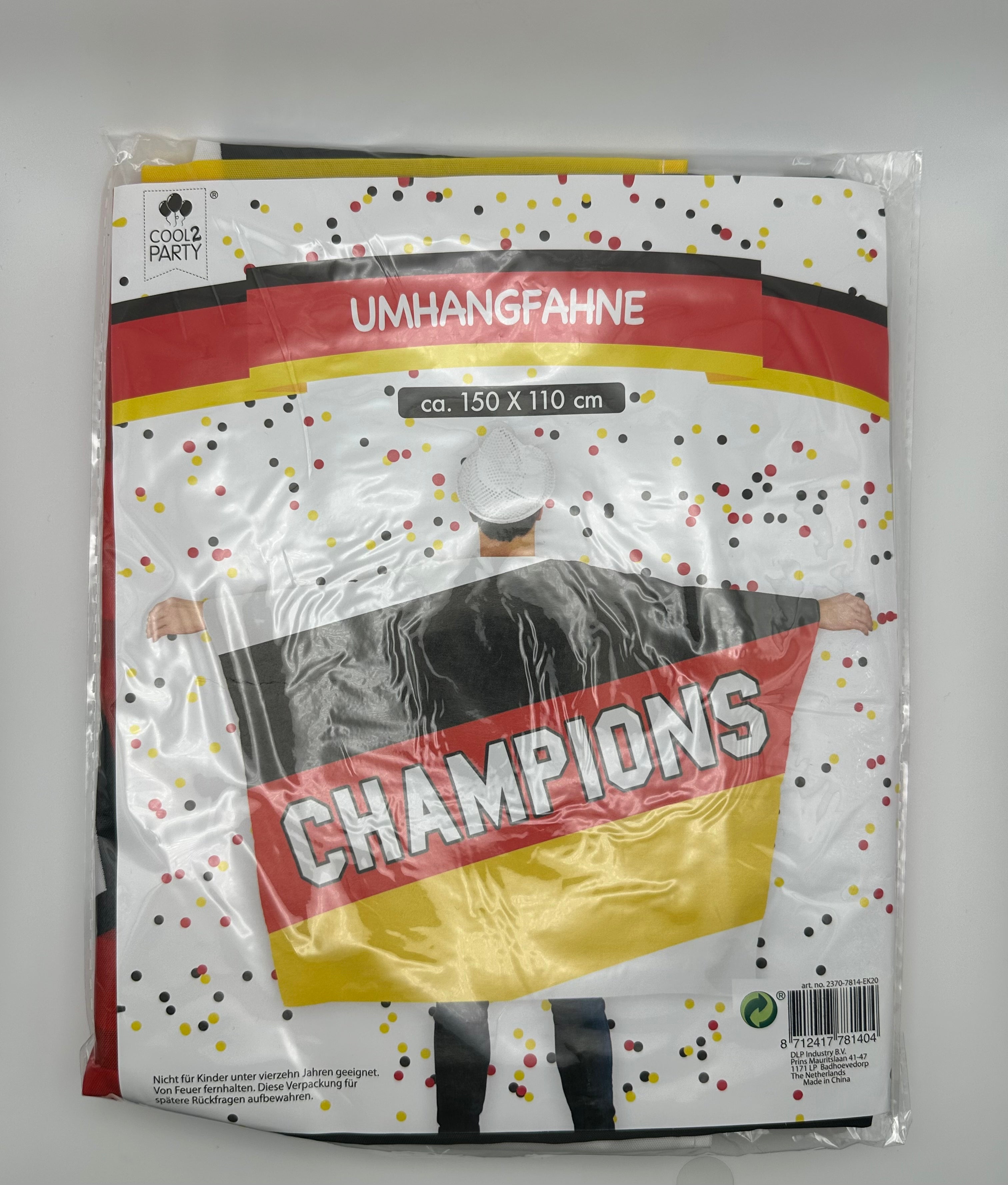 Deutschland Fanpaket - Fahnen, Cap, Fanartikel Set, WM/EM