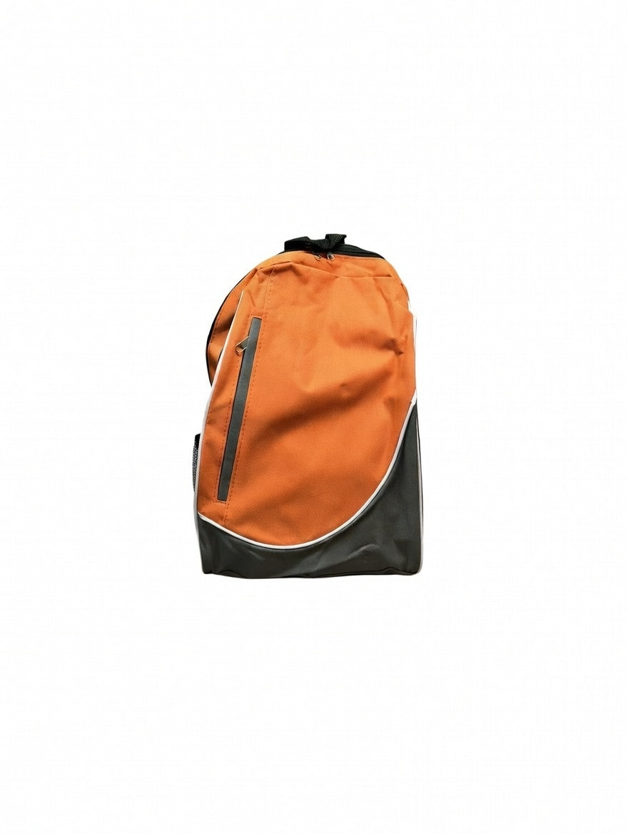 Kinder Rucksack orange Schulrucksack leicht robust mit Reflektoren