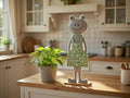 Dekofrosch Filz Figur 50 cm Pastell Kleid Frosch Dame Deko Kinderdeko