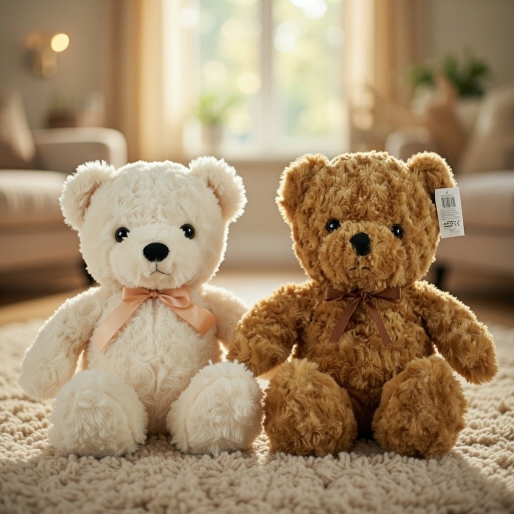 Teddybär  53 cm - waschbar- braun oder weiß