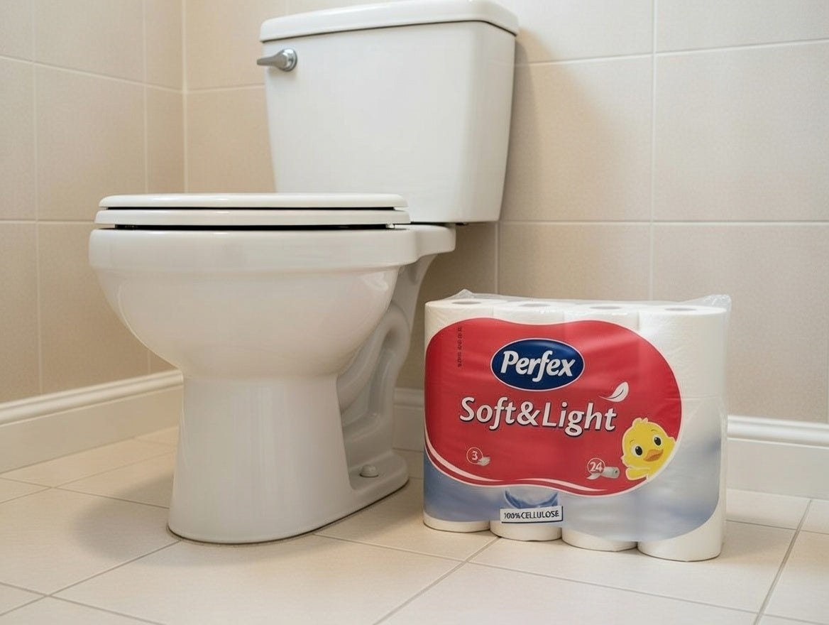 Toilettenpapier 3-lagig weiß aus Cellulose 24 Rollen Haushalt Vorrat