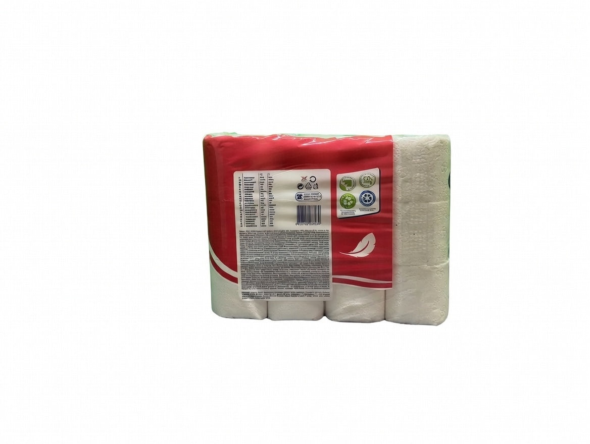 Toilettenpapier 3-lagig weiß aus Cellulose 24 Rollen Haushalt Vorrat
