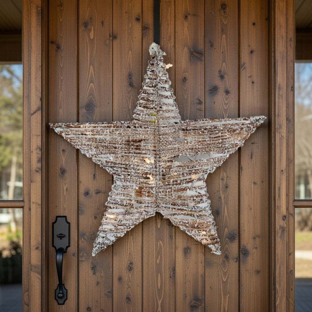 Countryfield LED Weihnachtsstern 40 cm warmweiß Innen Deko