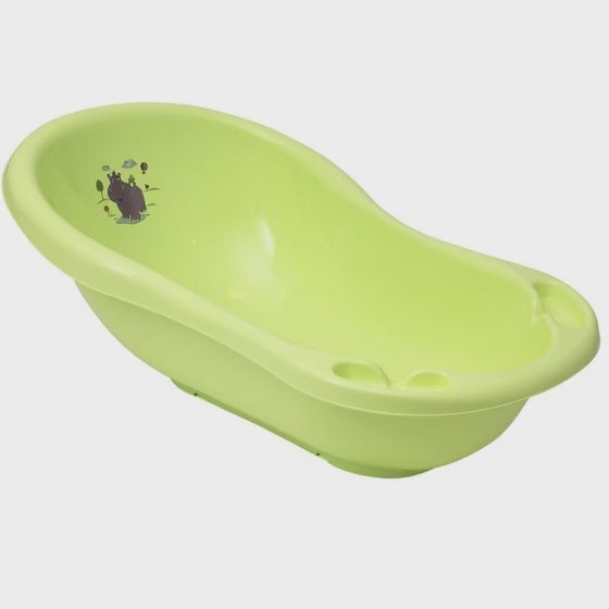 Babybadewanne Nilpferd grün 84 cm