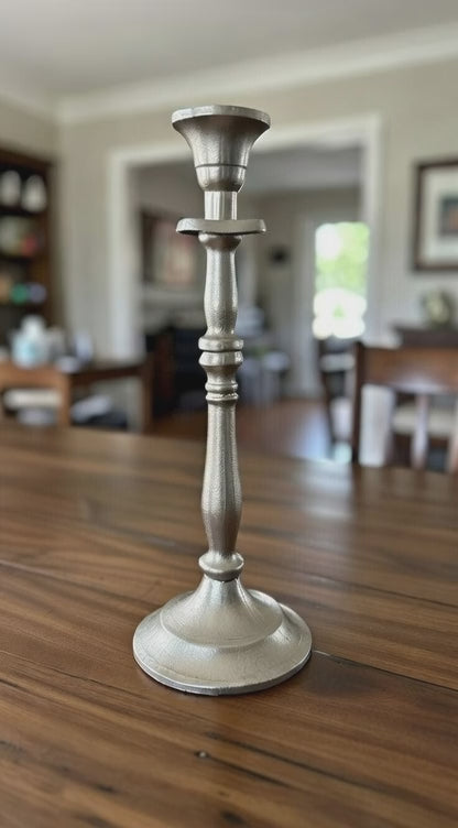 Kerzenleuchter Classic - Aluminium -  zeitlos, elegant im Antiklook